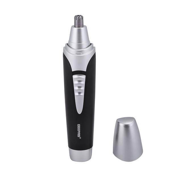 Geepas GNT8651 Nose & Ear Trimmer - Professional 2 in 1 Eyebrow & Facial Hair Trimmer for Men -Cleaning Brush - Electric Nostril Nasal Hair Painless Clipper - SW1hZ2U6MTQyMDQ3