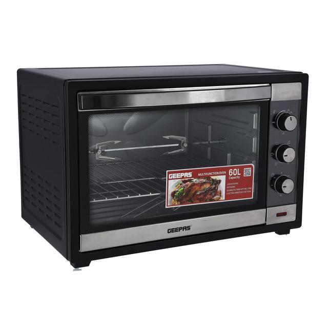 Geepas Electric Oven with Timer, 60L - SW1hZ2U6MTQyMTQ5