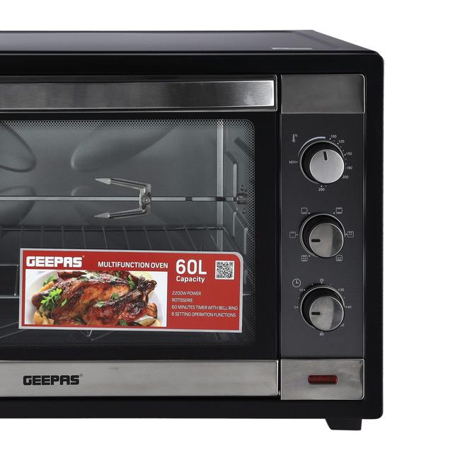Geepas Electric Oven with Timer, 60L - SW1hZ2U6MTQyMTQ1