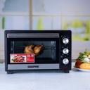 Geepas Oven 6 Stages Heating Selector Electric Oven With Rotisserie - SW1hZ2U6MTQyMTc1