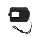 O Ozone Protective Silicone Case for GoPro Hero 9 Black with Lanyard Strap & Lens Cap Cover [ Action Camera Accessories ] - Black - Black - SW1hZ2U6MTIzODM0