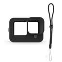 O Ozone Protective Silicone Case for GoPro Hero 9 Black with Lanyard Strap & Lens Cap Cover [ Action Camera Accessories ] - Black - Black - SW1hZ2U6MTIzODM2