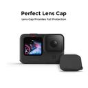 O Ozone Lens Cap Compatible with GoPro Hero 9 Lens Cap Soft Silicone Cover [ Action Camera Accessories ] Protective Lens Cover for Hero 9 Black - Black - SW1hZ2U6MTIzMjA2
