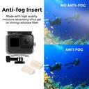 O Ozone 17 in 1 Action Camera Accessories Compatible for Gopro Hero 9 Camera, Silicone Lens Cap, Waterproof Housing Case, Lens Filters, Anti-Fog Inserts Bundle for GoPro Hero 9 - Black - SW1hZ2U6MTI1OTYz