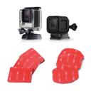 O Ozone 3M Adhesive Sticky Pads Compatible for GoPro Hero 9, for Hero 8, for Hero 7, for SJCAM, for YI [12 in 1][3 Flat and 3 Curved Mounts] for Helmet Mounts and Other Mounts - Black - SW1hZ2U6MTI2NjE4