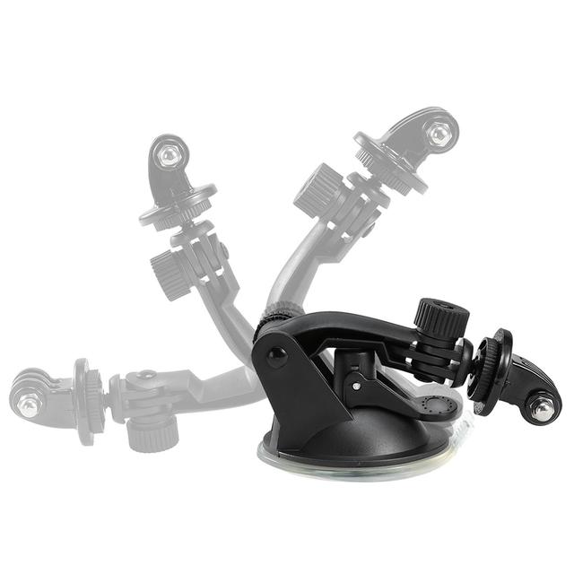 O Ozone DSLR Camera/Action Camera Car Mount [ Anti-Skid Rubber Suction Base ] [ All Surfaces ] Compatible for GoPro Hero 9, for Hero 8, for Hero 7, for Nikon, for Canon, for SJCAM - Black - SW1hZ2U6MTI2NjI1