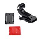 O Ozone Action Camera Accessories Kit [3M Flat Adhesive Mount, J-Hook Buckle] [3 in 1] Compatible for GoPro, for SJCAM Action Cameras - Black - SW1hZ2U6MTI1NDg0
