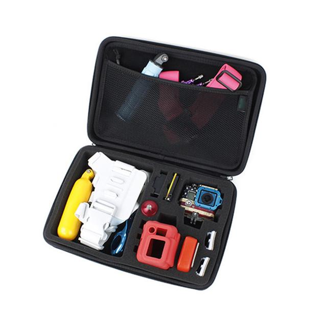 O Ozone Portable Action Camera Large Bag Case [ShockProof] [EVA Material] Backpack Compatible for GoPro Action Camera, for SJCAM, for YI Action Camera - Black - SW1hZ2U6MTI1MjAx