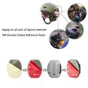 O Ozone 3M Adhesive Sticky Pads Compatible for GoPro Hero 9, for Hero 8, for Hero 7 [ 4 in 1 ][ 2 Flat Mounts] Mount Kit for Helmet - Black - SW1hZ2U6MTI1NTIw