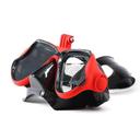 O Ozone Snorkeling Mask with Mount [ Diving Mask, Scuba Mask ] Compatible for GoPro, for SJCAM, for YI Action Camera Accessory - Black - Red - SW1hZ2U6MTI0MjE0