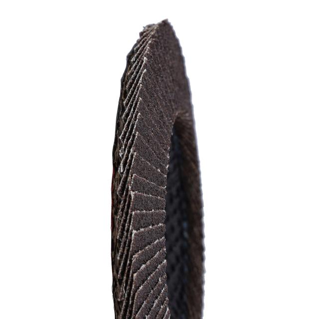 Geepas Flap Disc 115mm X 22.2 - Perfect for All 4.5" Angle Grinders - 22.2mm Bore Size with Aluminium Oxide Grit - Ideal for Rust Removal & Deburring Jobs - SW1hZ2U6MTU0NjUy