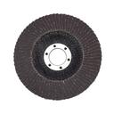 Geepas Flap Disc 115mm X 22.2 - Perfect for All 4.5" Angle Grinders, Grit P120 - 22.2mm Bore Size with Aluminium Oxide Grit - Ideal for Rust Removal & Deburring Jobs - SW1hZ2U6MTU0NjY2