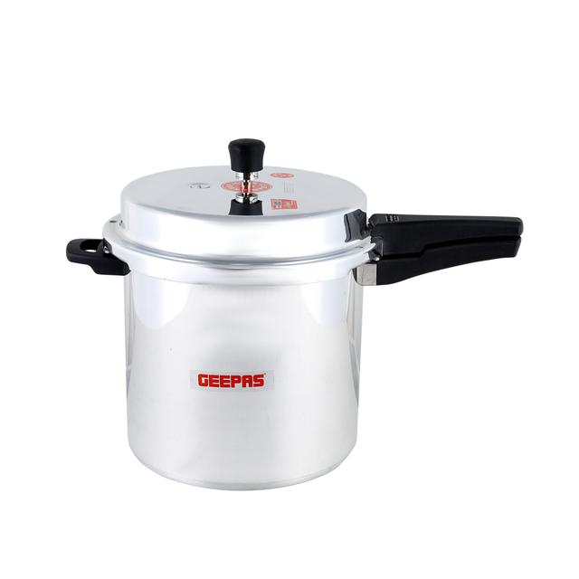 Geepas GPC329 12L Pressure Cooker - Evenly Heating Induction Base Heavy-Duty Aluminium Pressure Cooker with Lid with Durable Handles - SW1hZ2U6MTQyMjkz