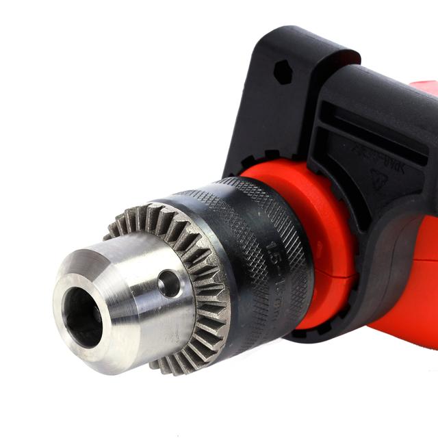 Geepas 13mm Percussion Drill 750W- Selector for Masonry, Brick, Metal, Wood & More - - 13mm Chuck - Support Handle, Lock-On Switch, Depth Gauge with Impact Function & 2800RPM - SW1hZ2U6MTQyMzE2