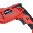 Geepas 13mm Percussion Drill 750W- Selector for Masonry, Brick, Metal, Wood & More - - 13mm Chuck - Support Handle, Lock-On Switch, Depth Gauge with Impact Function & 2800RPM - SW1hZ2U6MTQyMzE4