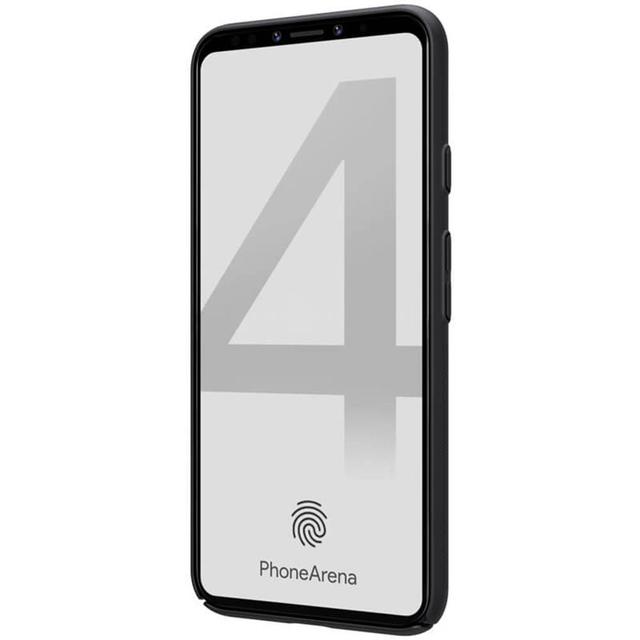 كفر موبايل Nillkin Google Pixel 4 Mobile Cover Super Frosted Hard Phone Case with Stand - Black - SW1hZ2U6MTIyNzY0