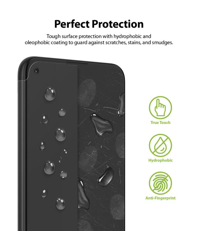 Ringke Dual Easy Wing For Google Pixel 4a 5G Screen Protector Full Coverage (Pack of 2) Dual Easy Film Case Friendly Protective Film [ Designed Screen Guard For Google Pixel 4a 5G ] - Clear - SW1hZ2U6MTMzMDk5