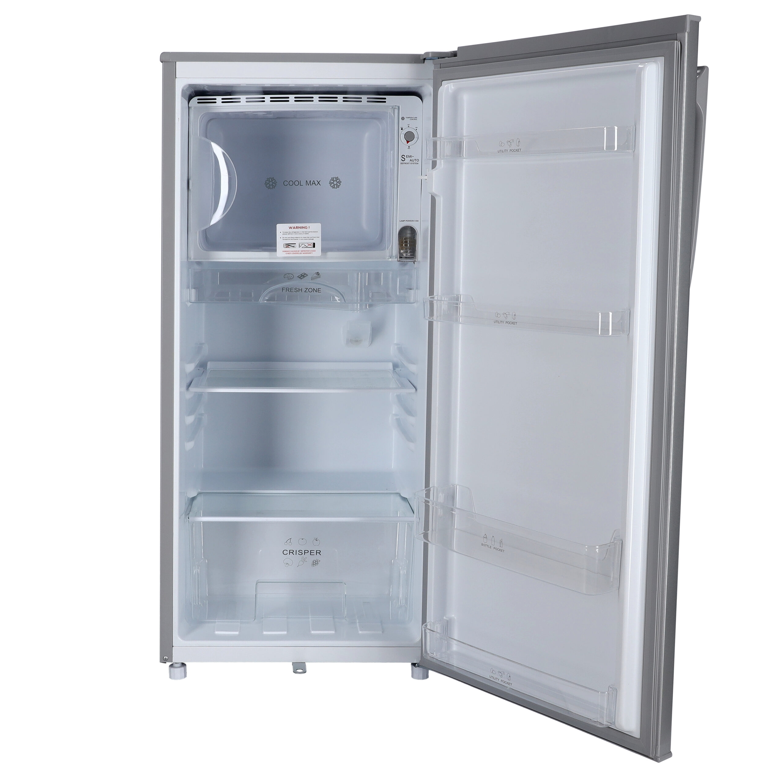 ثلاجة 200 لتر جيباس تبريد سريع Geepas 200L Direct Cool Refrigerator
