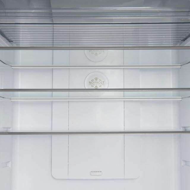 Geepas GRF5109SXHN 500L Double Door Refrigerator - Digital Temperature Control Quick Cooling & Long-lasting Freshness, Recessed Handle - SW1hZ2U6MTQyOTQ0