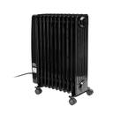 Geepas GRH9101 11 Fins Oil Filled Radiator Heater with Fan 2400W - 3 Speed Adjustable thermostat with Power Indicator & Silent Operation - Ideal For Home, Caravan or Office - 2 Years Warranty - SW1hZ2U6MTQzMDIz