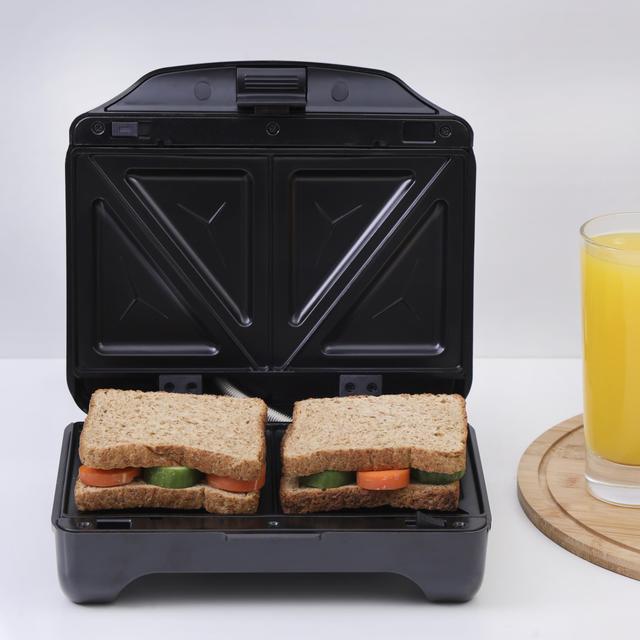 حماصة خبز شريحتين 750 واط جيباس Geepas 750W 2 Slice Sandwich Maker - SW1hZ2U6MTQzOTk1