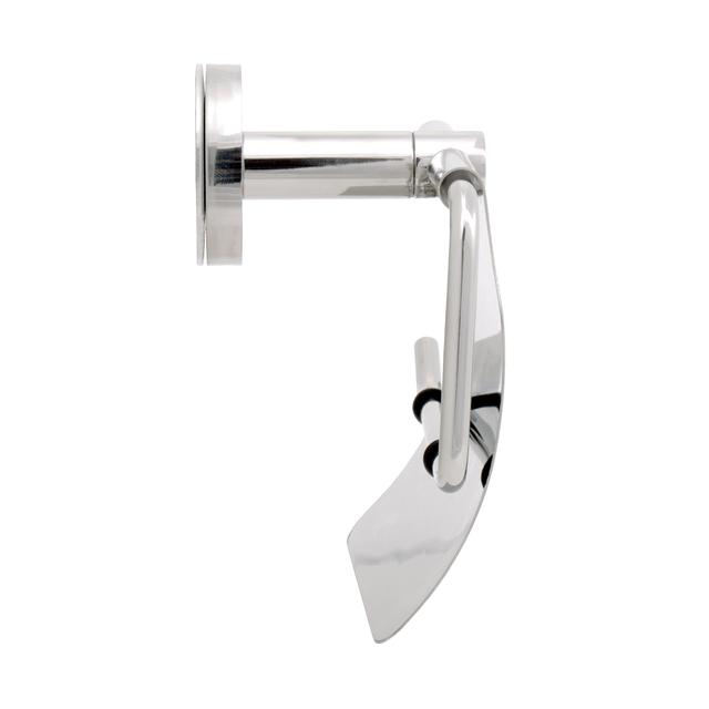 Geepas GSW61042 Toilet Paper Holder, Contemporary and Chrome Polished Wall Mounted Toilet Roll Holder Made of Stainless Steel, Easy to Install Unique Design - SW1hZ2U6MTQ0NjEy