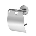 Geepas GSW61042 Toilet Paper Holder, Contemporary and Chrome Polished Wall Mounted Toilet Roll Holder Made of Stainless Steel, Easy to Install Unique Design - SW1hZ2U6MTQ0NjE0