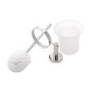 Geepas Toilet Brush Holder Set with Stainless Steel Finish, Easy to Install Stylish Wall Mounted Toilet Brush Holder with Shiny Look - SW1hZ2U6MTQ0NjMy