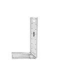 Geepas Gt59074 Try Square With Metal Handle 8" - 90 Angle Corner Ruler | Double-Sided Right Measuring Tool For Engineers & Carpenters - SW1hZ2U6MTQ1MjM0