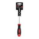 Geepas Professional Screwdriver (Ph1x125mm) - Phillips Soft Grip Rubber Insulated Handle With Hanging Loop | Ideal For Diyer Mechanics Electricians & More Bi-Coloured Red/Black - SW1hZ2U6MTQ1NDg1