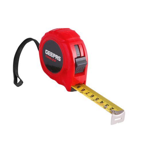 Geepas Gt59191 7.5m 25mm Measuring Tape | Pocket With Abs Construction Plastic Shell |Rubber Coating Makes It Resistant To Abrasion +-0.2mm Accuracy British-Metric Graduation - SW1hZ2U6MTQ2MzUz