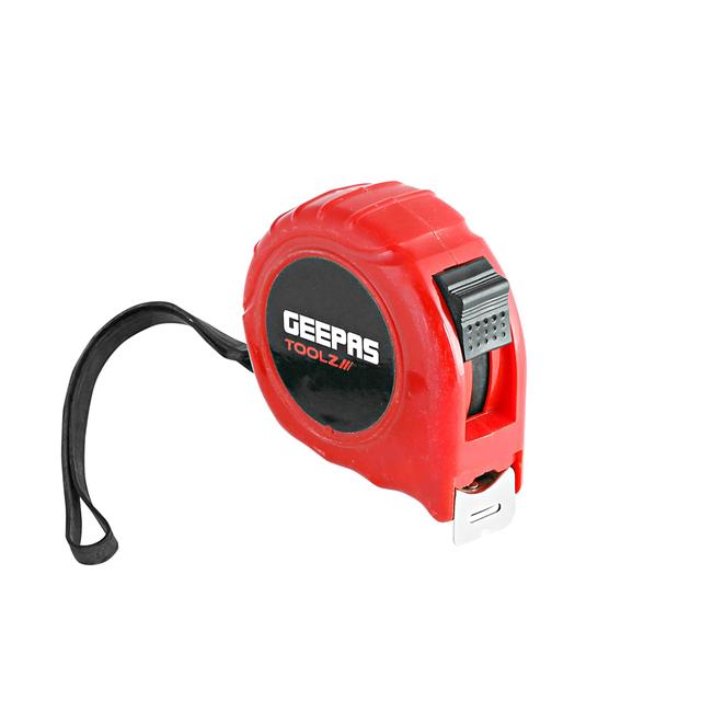 Geepas Gt59191 7.5m 25mm Measuring Tape | Pocket With Abs Construction Plastic Shell |Rubber Coating Makes It Resistant To Abrasion +-0.2mm Accuracy British-Metric Graduation - SW1hZ2U6MTQ2MzU5