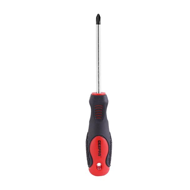 Geepas Precision Screwdriver - Containing One Phillips Soft Grip Rubber Insulated Handle Bi-Colored Red/Black - SW1hZ2U6MTQ2NTI4