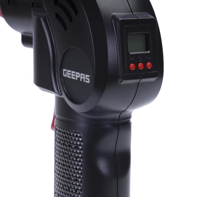Geepas Gti63016uk Car Tyre Inflator - Rechargeable Hand Held Electric Air Compressor Portable Pump Digital Pressure Gauge & Lcd Display | Includes Ball Pin 115 Psi / 7.9 Bar Max - SW1hZ2U6MTQ2Njg2