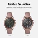 O Ozone HD Glass Protector Compatible for Samsung Galaxy Watch 3 41mm Tempered Glass Screen Protector Shock Proof [2 Per Pack] HD Glass Protector [Designed Screen Guard for Galaxy Watch 3 41mm ] - Clear - SW1hZ2U6MTI0ODk5