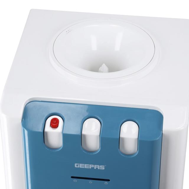 Geepas GWD8354 Water Dispenser - 3 Taps with Hot/Normal/Cool with Fast Cooling & Low Noise- Stainless Steel tank - Ideal for Office,Banks, Hotels, Home & More - SW1hZ2U6MTQ3OTA0