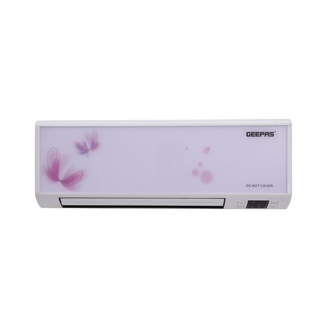 Geepas GWH9242 Wall Heater 2500W - Upright or Flatbed, Adjustable Thermostat with 2 Heat Settings 1500-2500W & Overheat Protection - Lightweight Heater with Cooling Option - 2 Year Warranty - SW1hZ2U6MTQ4MDQw