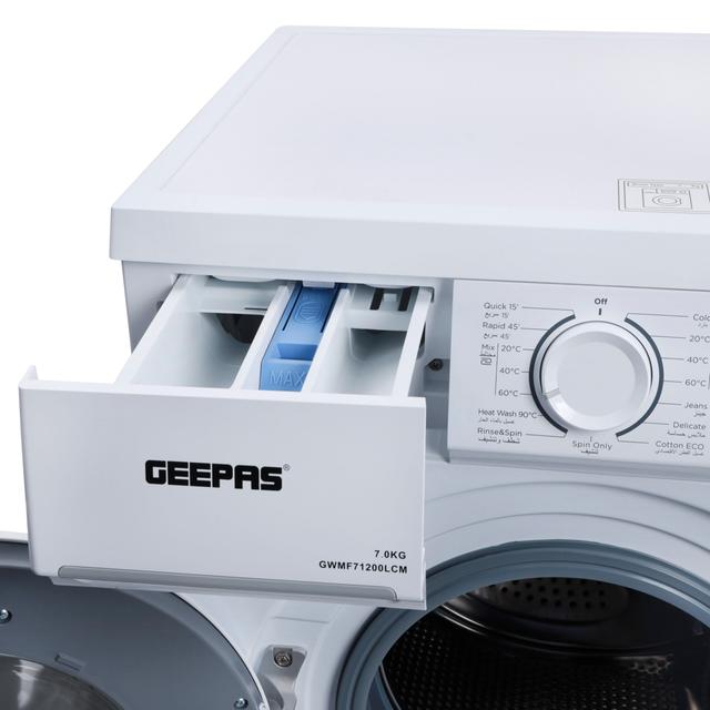 Geepas Front Loading Washing Machine 7 Kg GWMF71200LCJ - SW1hZ2U6MTQ4MTM1