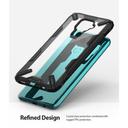 Ringke Case for Huawei Mate 30 Lite Hard Back Cover Fusion-X Design Ergonomic Transparent Shock Absorption TPU Bumper Phone Case Cover (Designed for Mate 30 Lite) - Black - Black - SW1hZ2U6MTMwMDM0