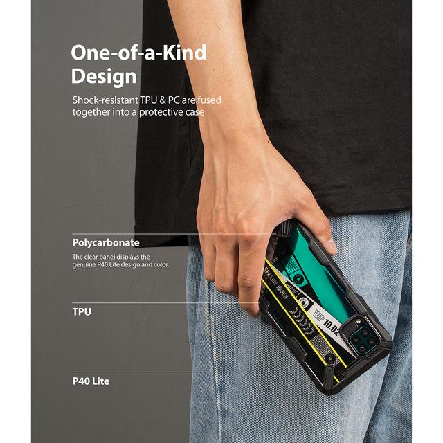 كفر حماية للموبايل Ringke - Cover for Huawei P40 Lite - Multicolor - SW1hZ2U6MTI4NzIz
