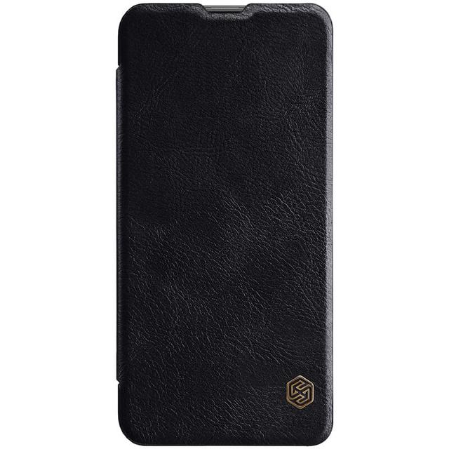 Nillkin Huawei Nova 4 Flip Mobile Cover Qin Flip Series Leather Case - Black - Black - SW1hZ2U6MTIyOTQ2