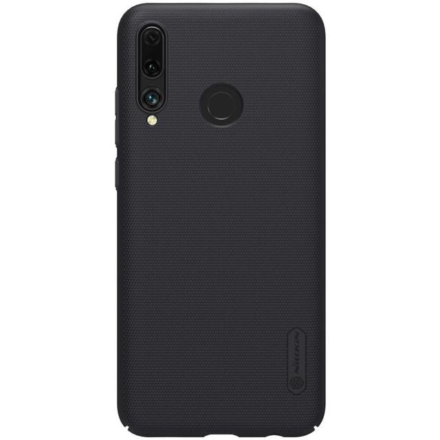 Nillkin Huawei P Smart + (2019) Mobile Cover Super Frosted Hard Phone Case with Stand - Black - Black - SW1hZ2U6MTIyMTk2