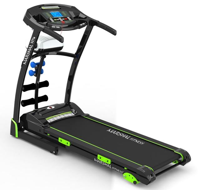 Marshal Fitness home use motorized treadmill 3 0hp motor 120kg max user weight - SW1hZ2U6MTE4ODA2