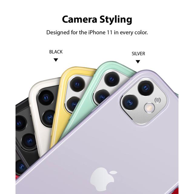 واقي عدسة الكاميرا Ringke Camera Styling Aluminum Frame iPhone 11 - SW1hZ2U6MTMxMDEy