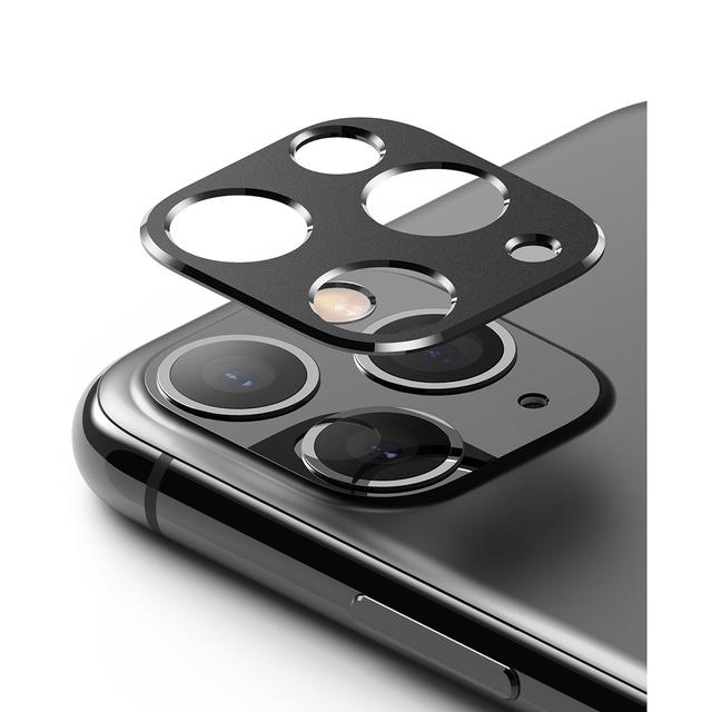 Ringke Camera Styling Aluminum Frame iPhone 11 Pro / iPhone 11 Pro Max Camera Lens Protector Designed for iPhone 11 Pro / iPhone 11 Pro Max (2019) 5.1 Inch - Black - Black - SW1hZ2U6MTMxMDE3