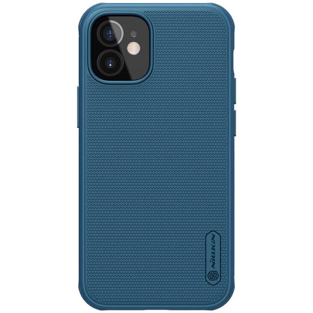 Nillkin Cover Compatible with Apple iPhone 12 Mini (5.4 Inch) Case Super Frosted Shield Hard Phone Cover [ Slim Fit ] [ Designed Case for iPhone 12 Mini (5.4 Inch) ] - Blue - Blue - SW1hZ2U6MTIyMzMx