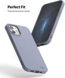 Ringke Cover for Apple iPhone 12 Mini Case (5.4 Inch) Air-S Series Thin Flexible Shockproof Slim TPU Lightweight Cover [ Anti-Slip ] [ Designed Case for iPhone 12 Mini ] - Lavender Grey - Lavender Grey - SW1hZ2U6MTI5NTk0