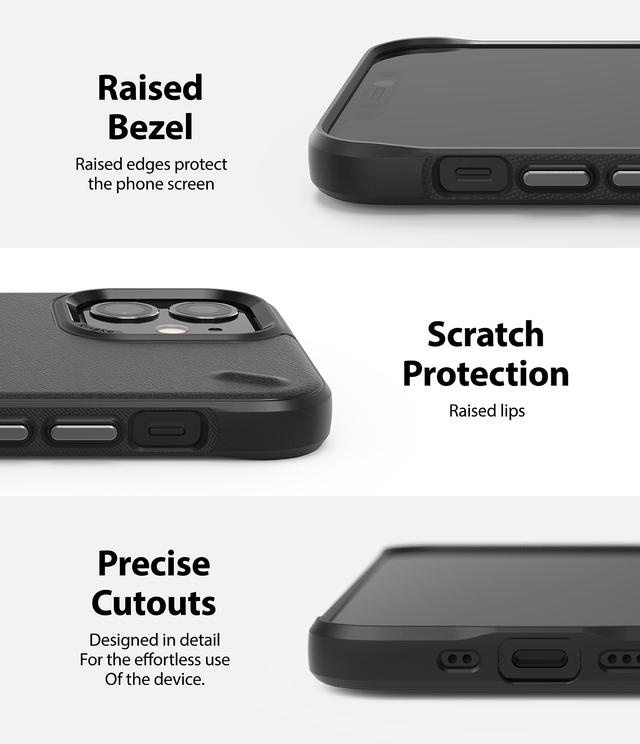 Ringke Onyx Cover Compatible For Apple iPhone 12 Mini, Tough Rugged Durable Shockproof Flexible Premium TPU Protective Phone Back Case for iPhone 12 Mini - Black - Black - SW1hZ2U6MTI3ODM2