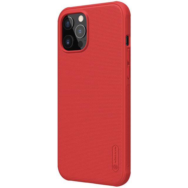 Nillkin Cover Compatible with Apple iPhone 12 / iPhone 12 Pro Case Super Frosted Shield Hard Phone Cover [ Slim Fit ] [ Designed Case for iPhone 12 / iPhone 12 Pro (6.1 Inch) ] - Red - Red - SW1hZ2U6MTIyODIw