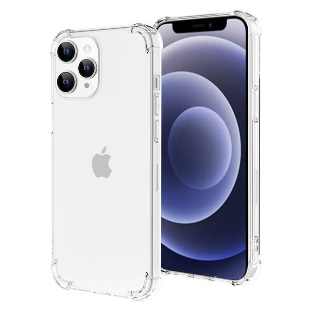 O Ozone Case Compatible with Apple iPhone 12 Pro / iPhone 12 (6.1 Inch) Case, Defender Series TPU Transparent Slim Protection, Shockproof [ Designed Case for iPhone 12 Pro / iPhone 12] - Clear - Clear - SW1hZ2U6MTI0Mjk3